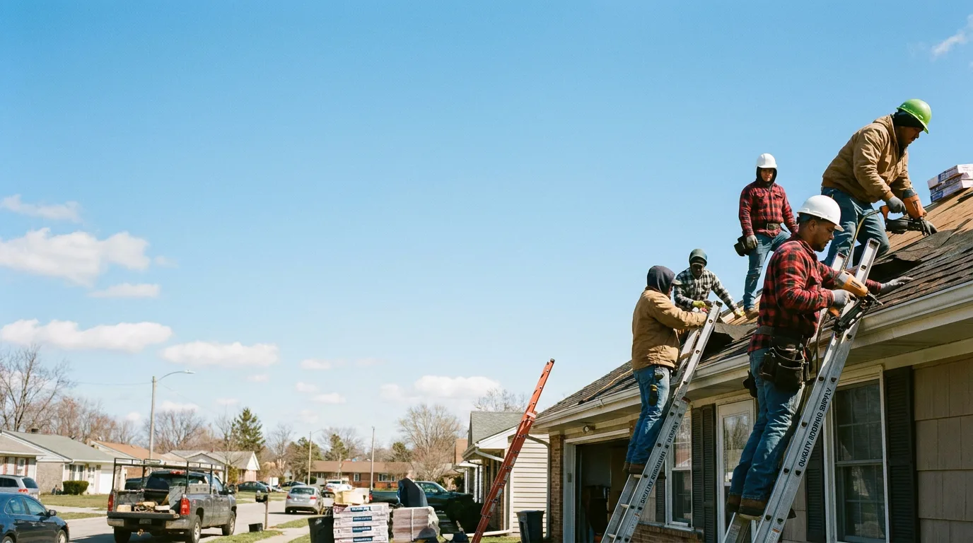 Roofing in La Harpe, IL near me